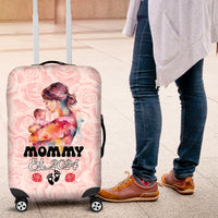 Happy Mother Day Luggage Cover Mommy Est 2024 - Wonder Print Shop