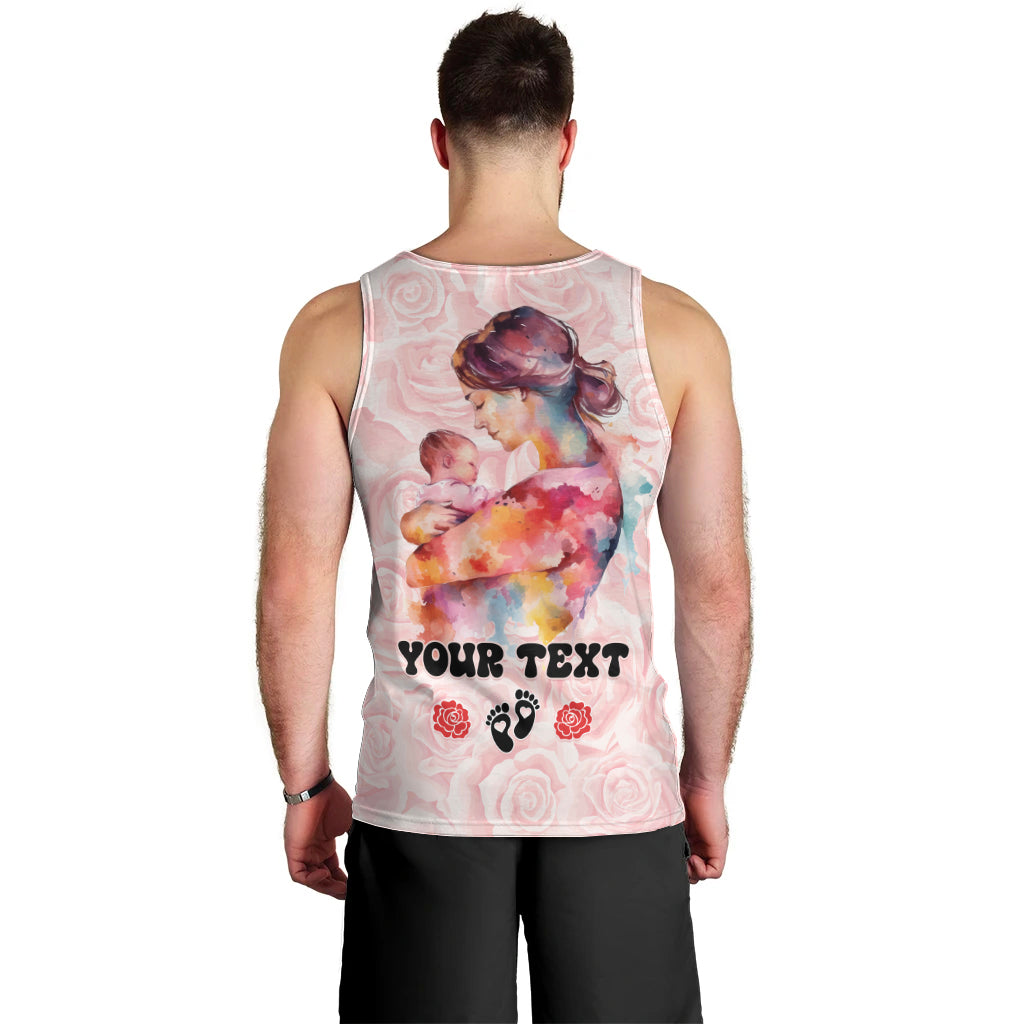 Happy Mother Day Men Tank Top Mommy Est 2024 - Wonder Print Shop