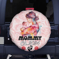 Happy Mother Day Spare Tire Cover Mommy Est 2024 - Wonder Print Shop