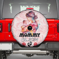 Happy Mother Day Spare Tire Cover Mommy Est 2024 - Wonder Print Shop