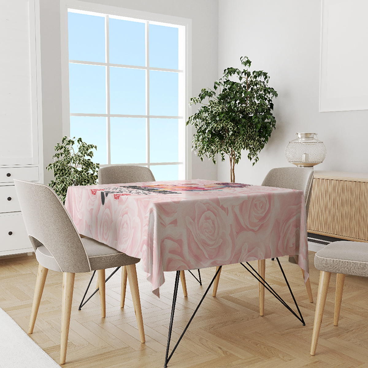 Happy Mother Day Tablecloth Mommy Est 2024 - Wonder Print Shop