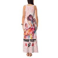 Happy Mother Day Tank Maxi Dress Mommy Est 2024 - Wonder Print Shop