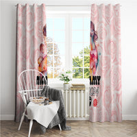 Happy Mother Day Window Curtain Mommy Est 2024 - Wonder Print Shop