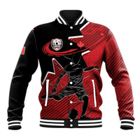 Custom Canada Soccer Baseball Jacket Maple Leaf Together We Rise