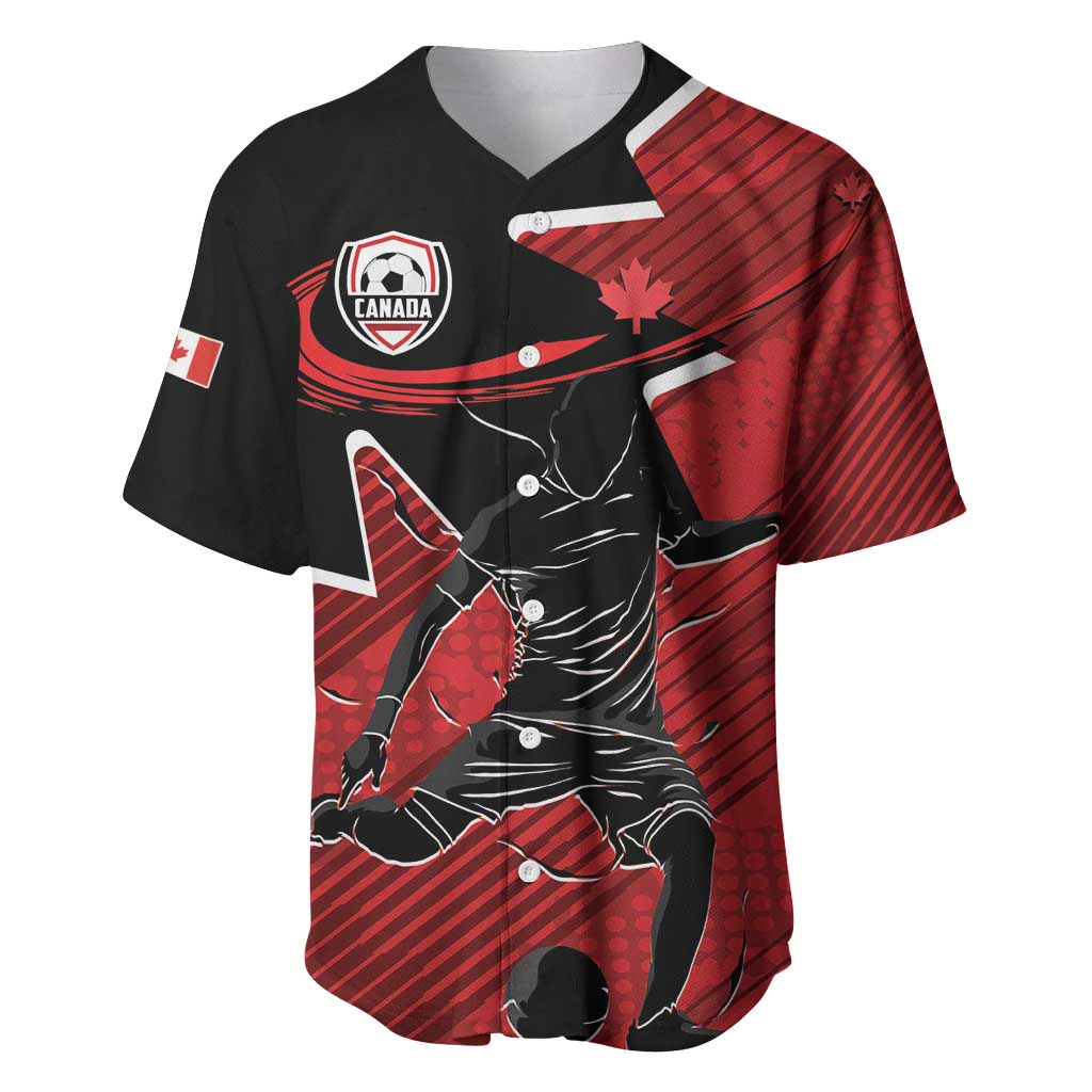 Custom Canada Soccer Baseball Jersey Maple Leaf Together We Rise