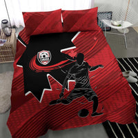 Canada Soccer Bedding Set Maple Leaf Together We Rise