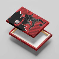 Canada Soccer Canvas Wall Art Maple Leaf Together We Rise