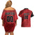 Custom Canada Soccer Couples Matching Off Shoulder Short Dress and Hawaiian Shirt Maple Leaf Together We Rise