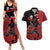 Custom Canada Soccer Couples Matching Summer Maxi Dress and Hawaiian Shirt Maple Leaf Together We Rise