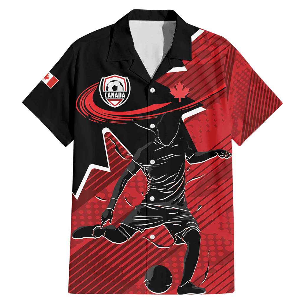 Custom Canada Soccer Family Matching Mermaid Dress and Hawaiian Shirt Maple Leaf Together We Rise