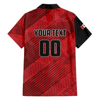 Custom Canada Soccer Family Matching Off The Shoulder Long Sleeve Dress and Hawaiian Shirt Maple Leaf Together We Rise