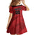 Custom Canada Soccer Family Matching Off Shoulder Maxi Dress and Hawaiian Shirt Maple Leaf Together We Rise