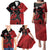 Custom Canada Soccer Family Matching Puletasi and Hawaiian Shirt Maple Leaf Together We Rise