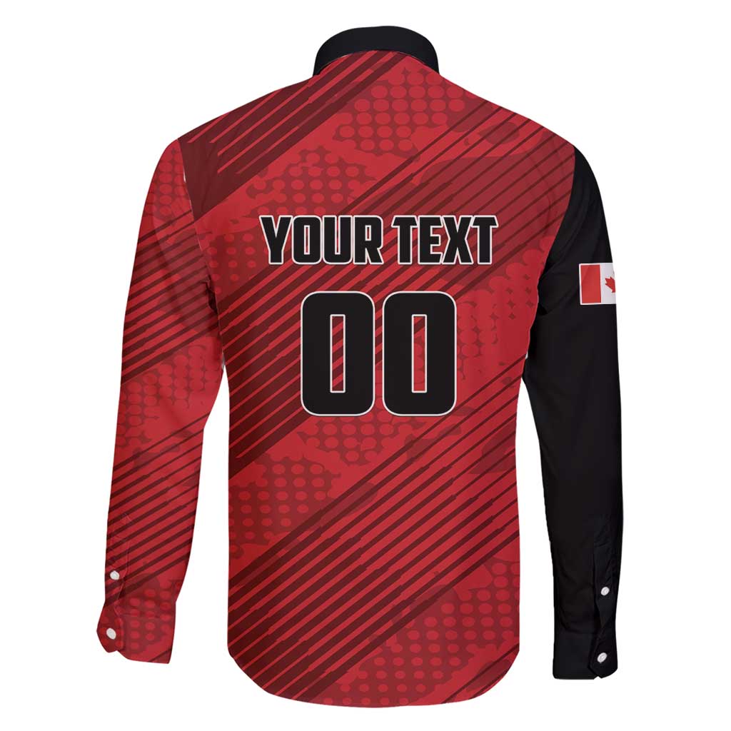 Custom Canada Soccer Family Matching Short Sleeve Bodycon Dress and Hawaiian Shirt Maple Leaf Together We Rise