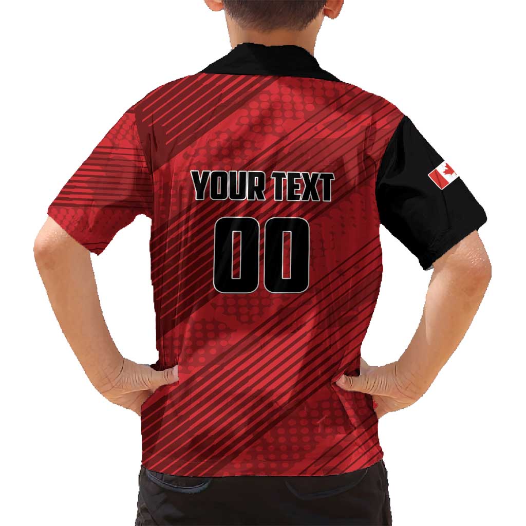 Custom Canada Soccer Family Matching Summer Maxi Dress and Hawaiian Shirt Maple Leaf Together We Rise