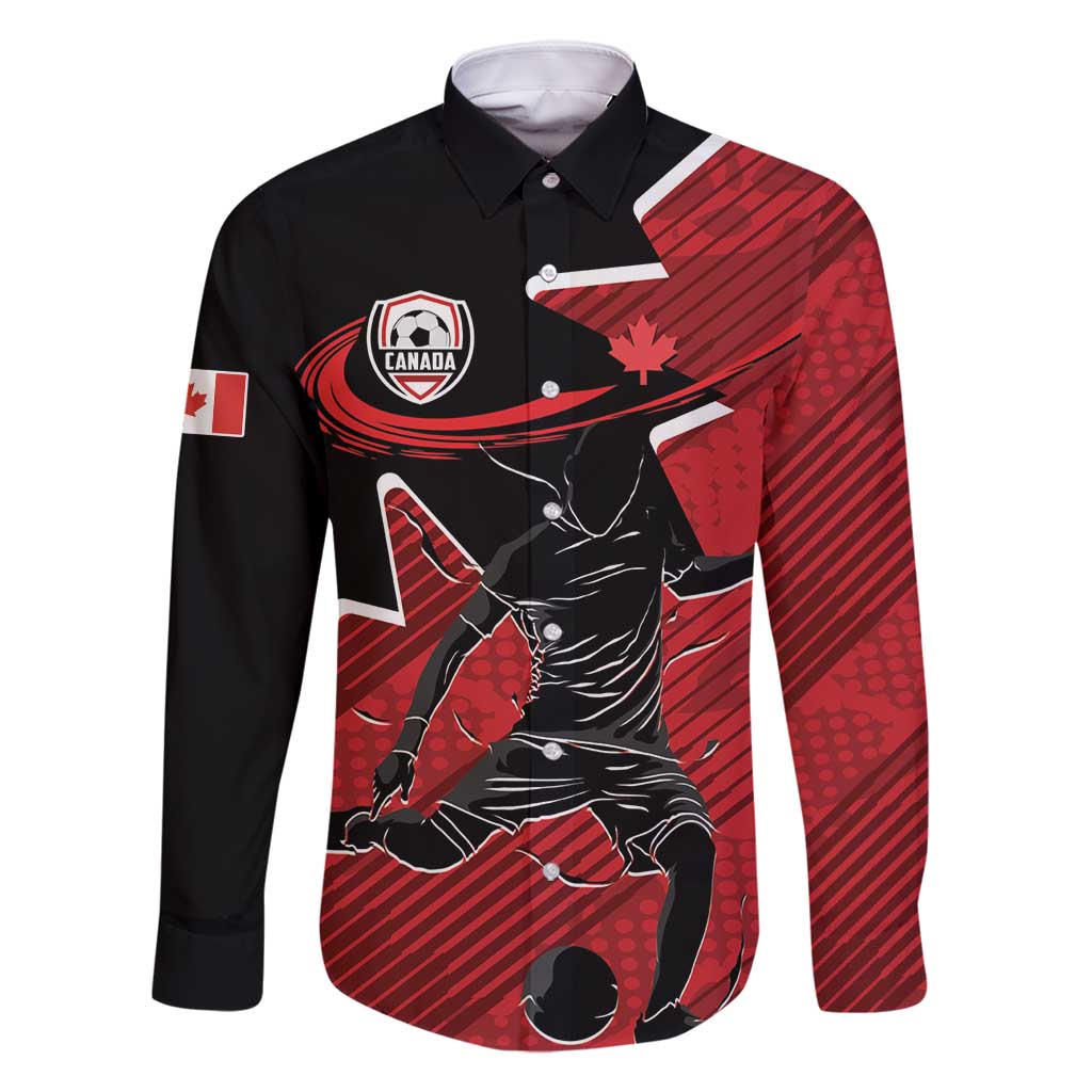 Custom Canada Soccer Family Matching Summer Maxi Dress and Hawaiian Shirt Maple Leaf Together We Rise