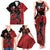 Custom Canada Soccer Family Matching Tank Maxi Dress and Hawaiian Shirt Maple Leaf Together We Rise