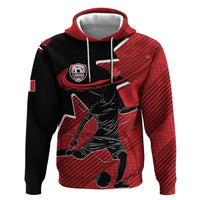 Custom Canada Soccer Hoodie Maple Leaf Together We Rise
