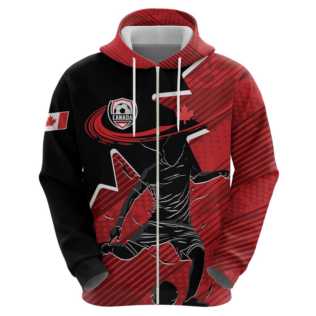 Custom Canada Soccer Hoodie Maple Leaf Together We Rise