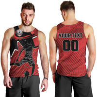 Custom Canada Soccer Men Tank Top Maple Leaf Together We Rise