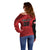Custom Canada Soccer Off Shoulder Sweater Maple Leaf Together We Rise