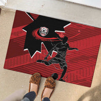 Canada Soccer Rubber Doormat Maple Leaf Together We Rise
