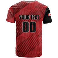 Custom Canada Soccer T Shirt Maple Leaf Together We Rise