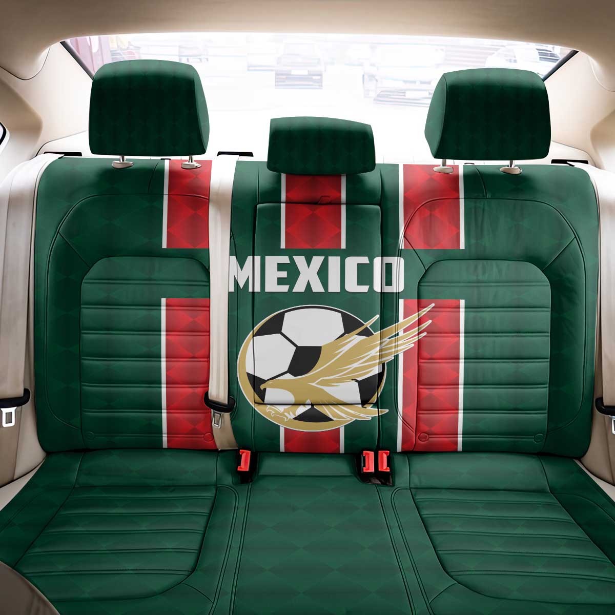 Mexico Football Back Car Seat Cover Siempre Con El Tri