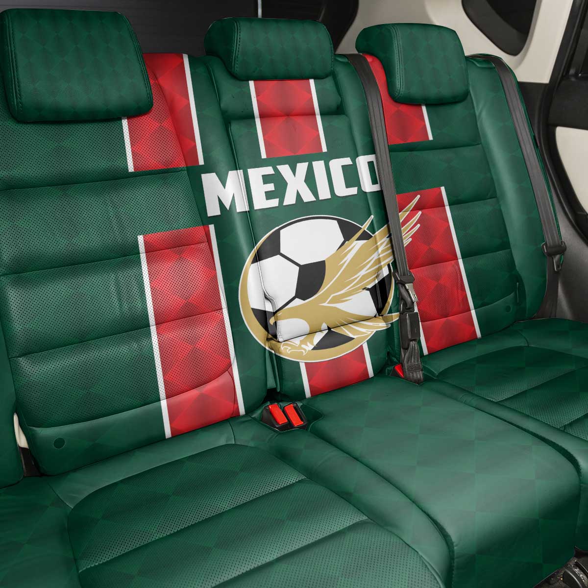 Mexico Football Back Car Seat Cover Siempre Con El Tri