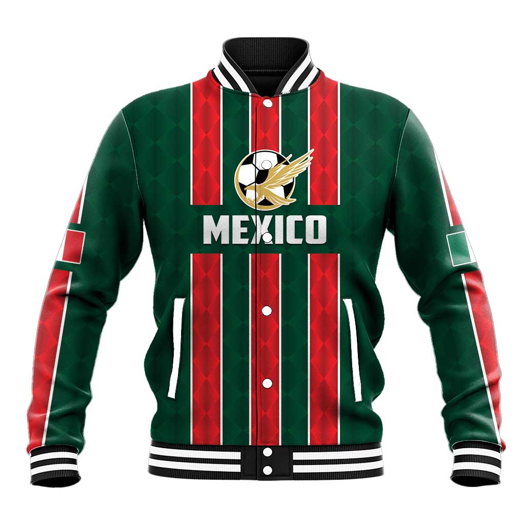 Custom Mexico Football Baseball Jacket Siempre Con El Tri