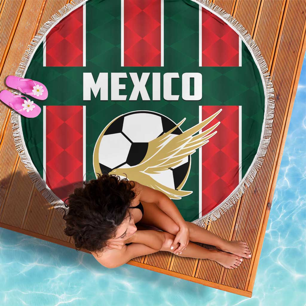 Mexico Football Beach Blanket Siempre Con El Tri