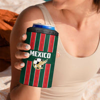 Custom Mexico Football 4 in 1 Can Cooler Tumbler Siempre Con El Tri
