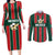 Custom Mexico Football Couples Matching Long Sleeve Bodycon Dress and Long Sleeve Button Shirt Siempre Con El Tri