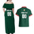 Custom Mexico Football Couples Matching Off Shoulder Maxi Dress and Hawaiian Shirt Siempre Con El Tri