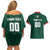 Custom Mexico Football Couples Matching Off Shoulder Short Dress and Hawaiian Shirt Siempre Con El Tri