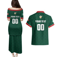 Custom Mexico Football Couples Matching Puletasi and Hawaiian Shirt Siempre Con El Tri