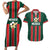 Custom Mexico Football Couples Matching Short Sleeve Bodycon Dress and Hawaiian Shirt Siempre Con El Tri