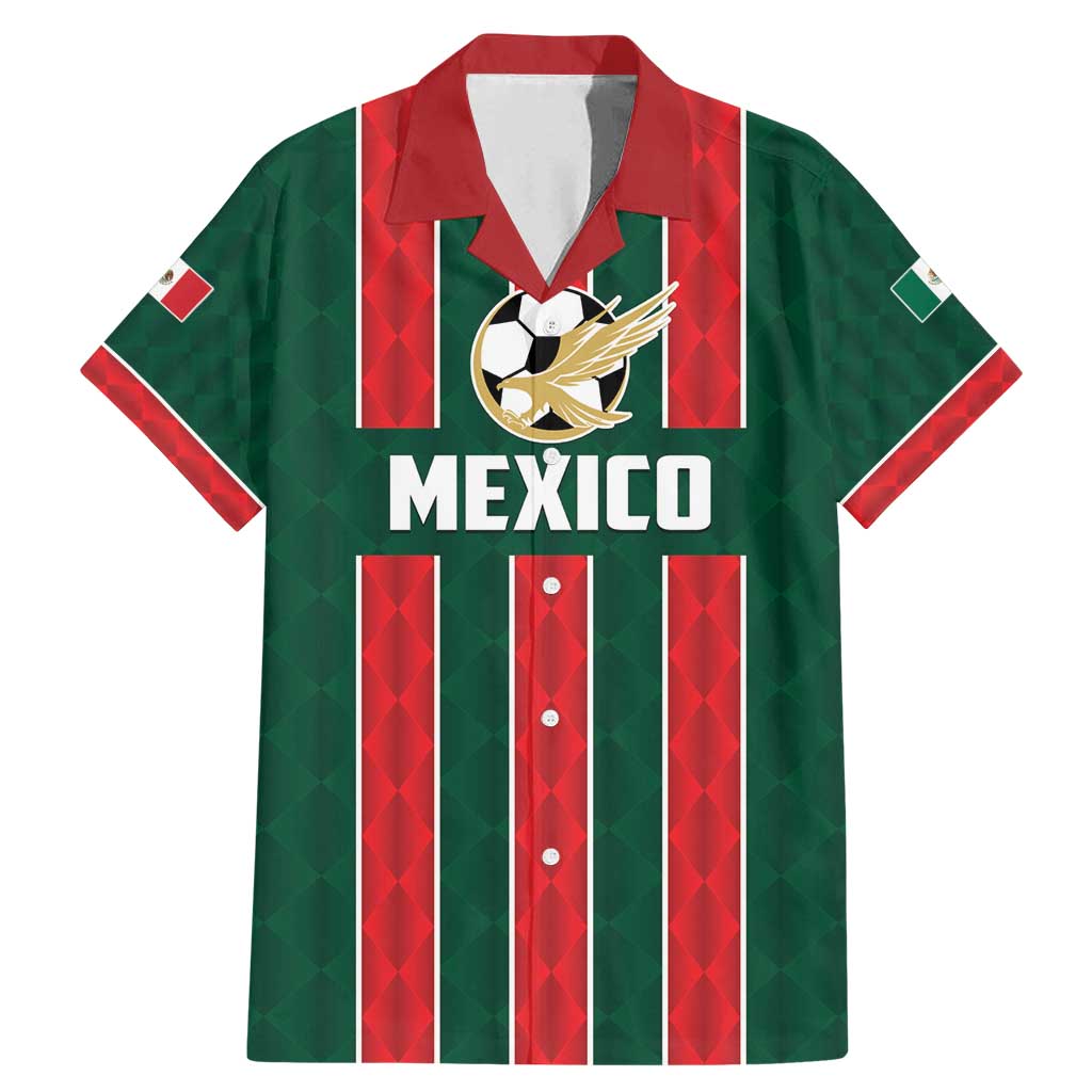Custom Mexico Football Family Matching Mermaid Dress and Hawaiian Shirt Siempre Con El Tri