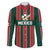 Custom Mexico Football Family Matching Off The Shoulder Long Sleeve Dress and Hawaiian Shirt Siempre Con El Tri