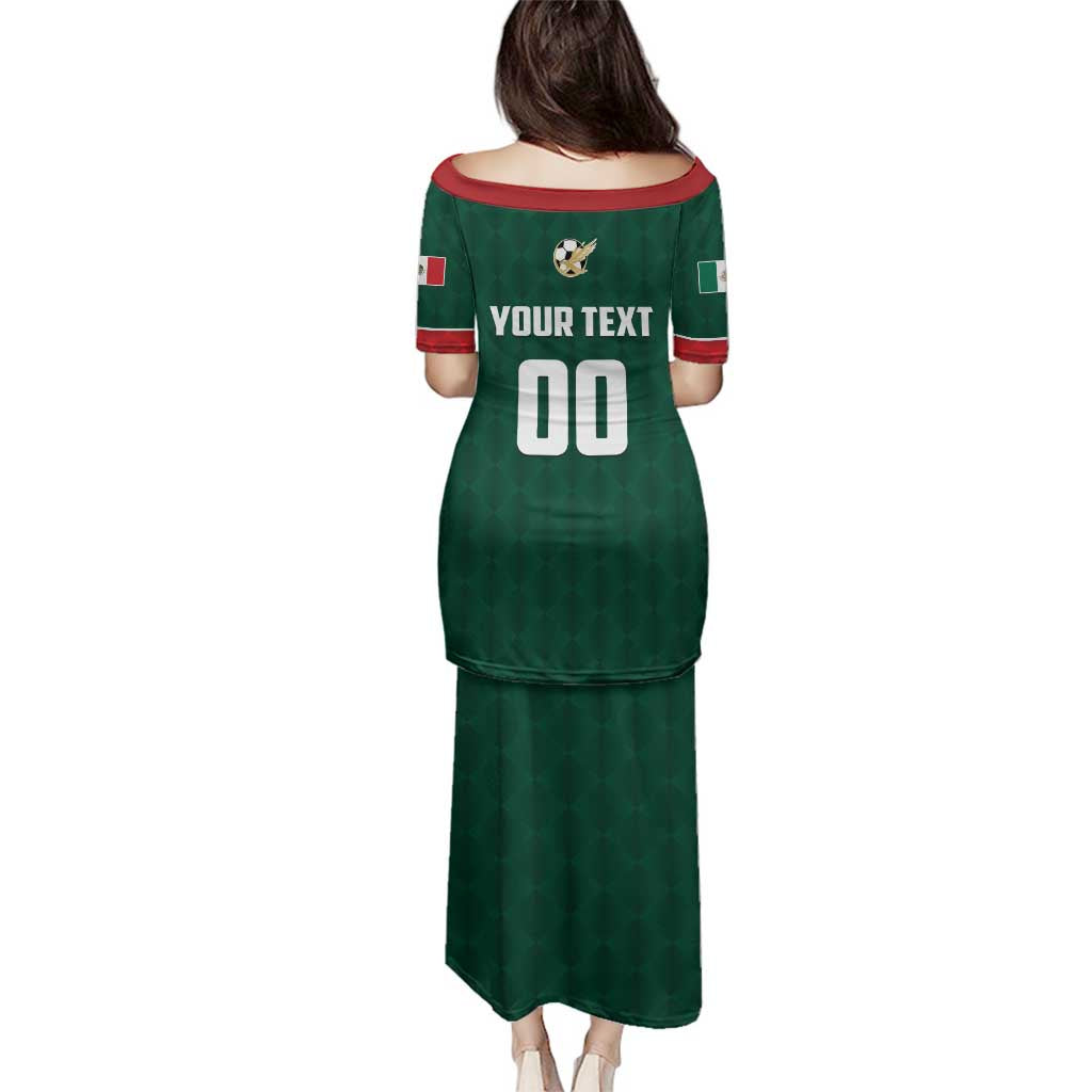 Custom Mexico Football Family Matching Puletasi and Hawaiian Shirt Siempre Con El Tri