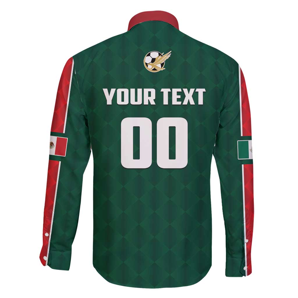 Custom Mexico Football Family Matching Short Sleeve Bodycon Dress and Hawaiian Shirt Siempre Con El Tri