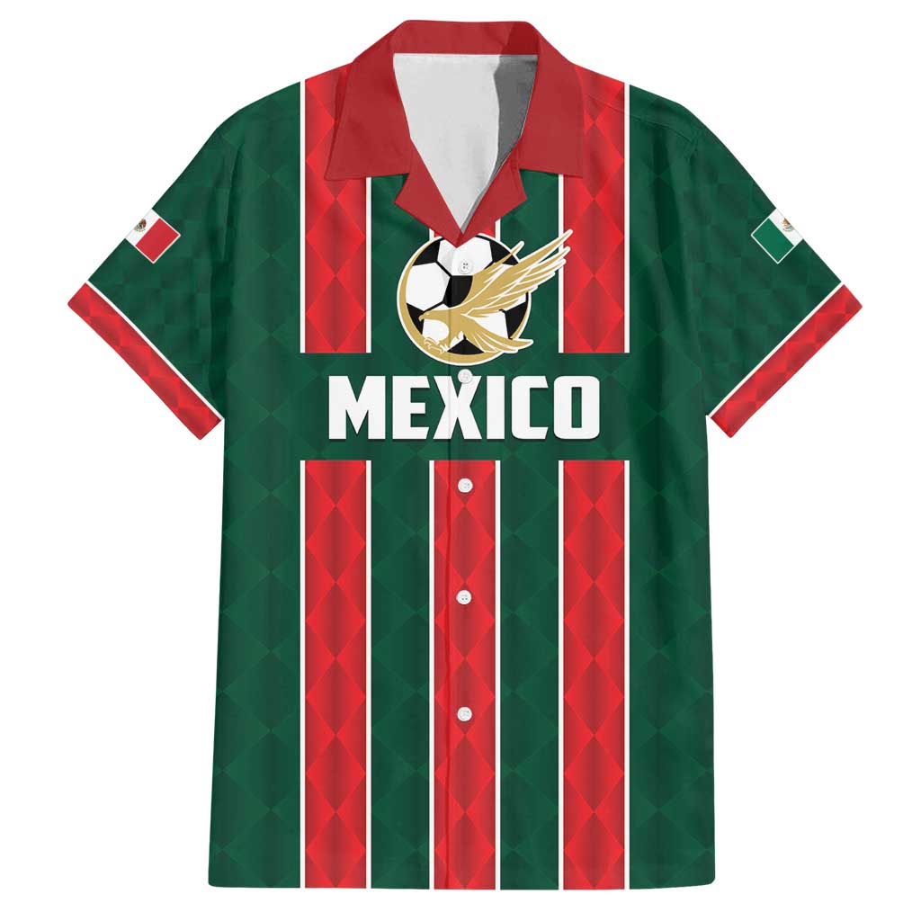 Custom Mexico Football Family Matching Tank Maxi Dress and Hawaiian Shirt Siempre Con El Tri