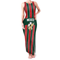 Custom Mexico Football Family Matching Tank Maxi Dress and Hawaiian Shirt Siempre Con El Tri