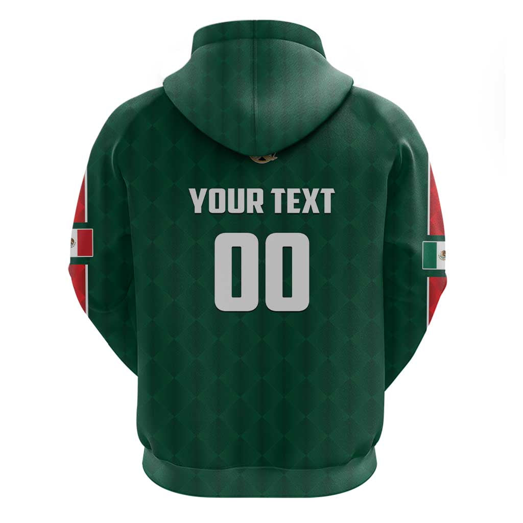 Custom Mexico Football Hoodie Siempre Con El Tri