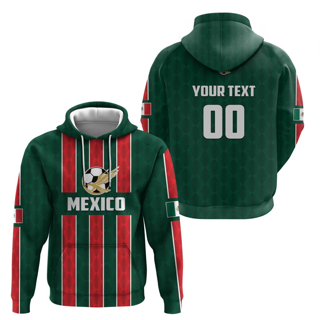 Custom Mexico Football Hoodie Siempre Con El Tri