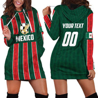 Custom Mexico Football Hoodie Dress Siempre Con El Tri
