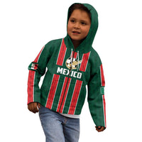 Custom Mexico Football Kid Hoodie Siempre Con El Tri