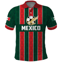 Custom Mexico Football Polo Shirt Siempre Con El Tri