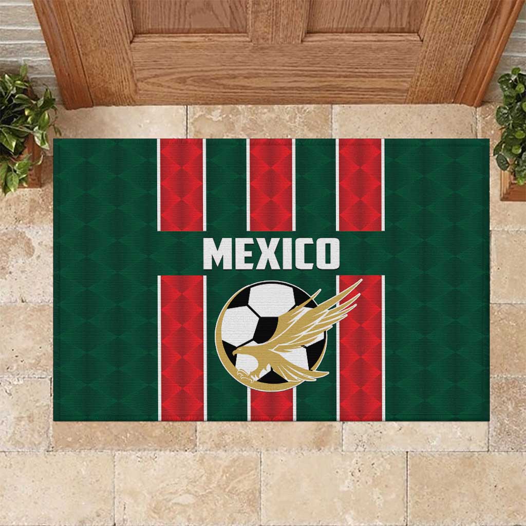 Mexico Football Rubber Doormat Siempre Con El Tri