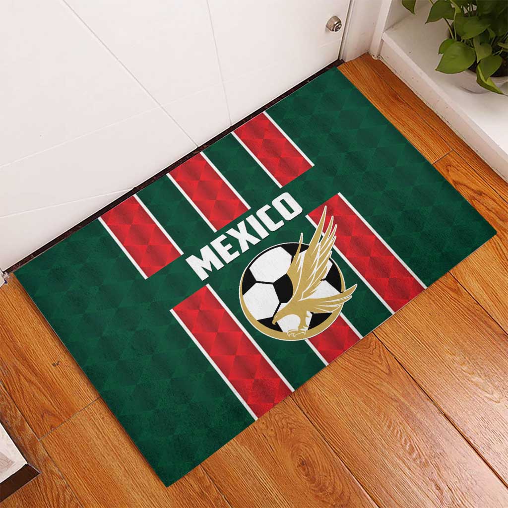 Mexico Football Rubber Doormat Siempre Con El Tri